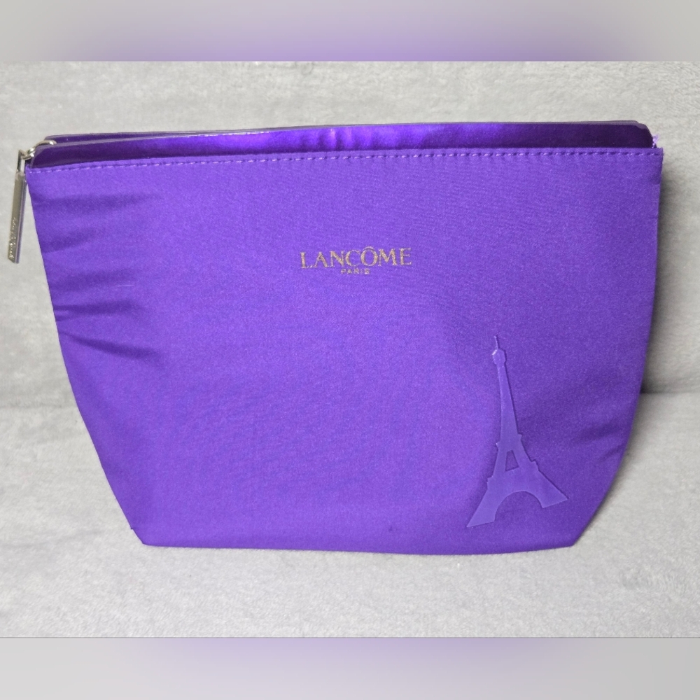 Lancôme Cosmetic Bag París Eiffel Tower, Purple, New